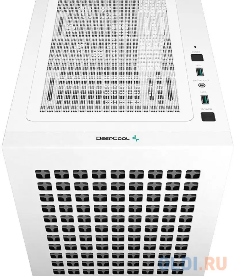 Корпус microatx deepcool ch370 без бп белый, фотография 1