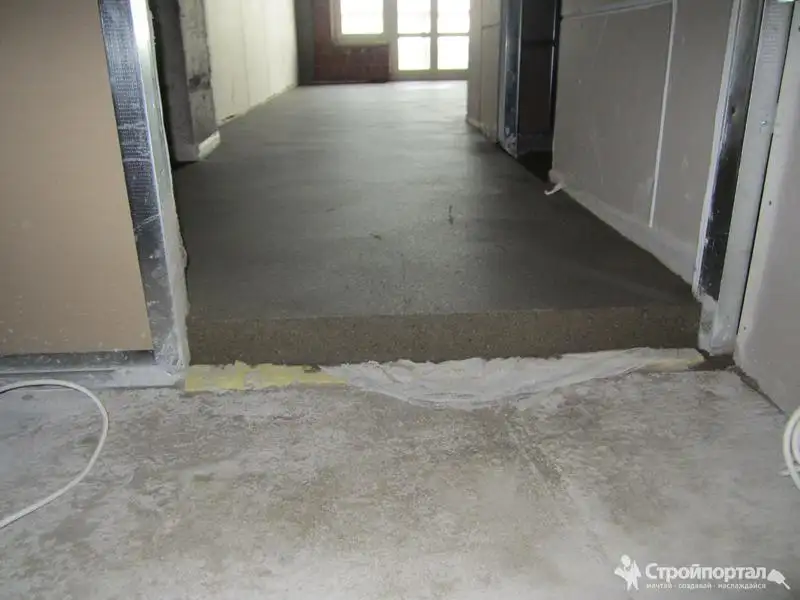 Выравнивание пола стяжка наливной пол, фотография 1