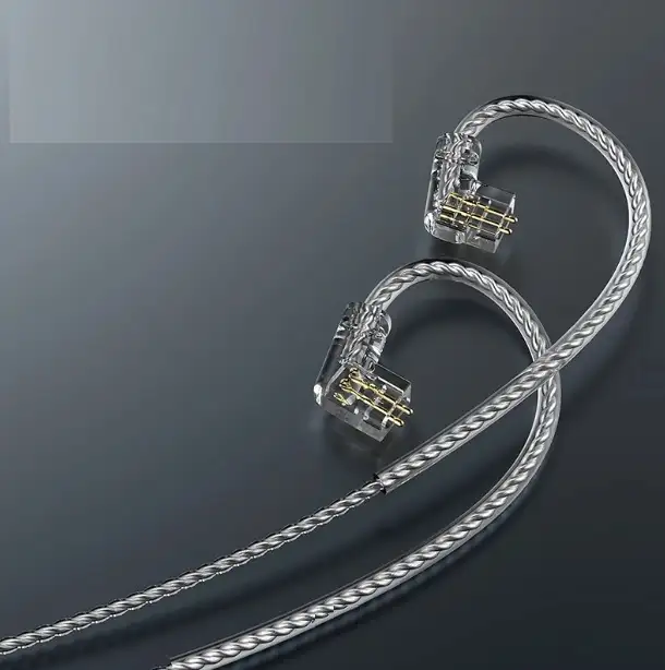 Провод VARLO Type-C на QDC 0,75 HiFi 7.1 Silver, фотография 4