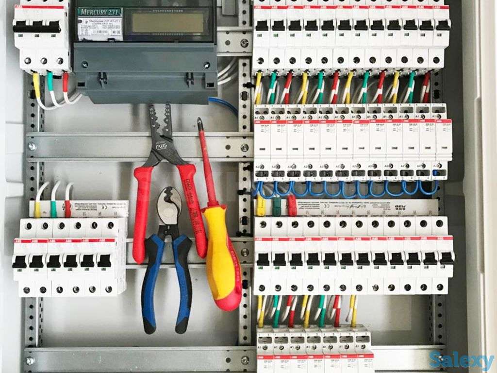 Услуги Электрик в Астане/Нур-Султане. Электромонтажные работы под ключ. Электромонтаж в Новостройке. Прокладка кабеля., фотография 2