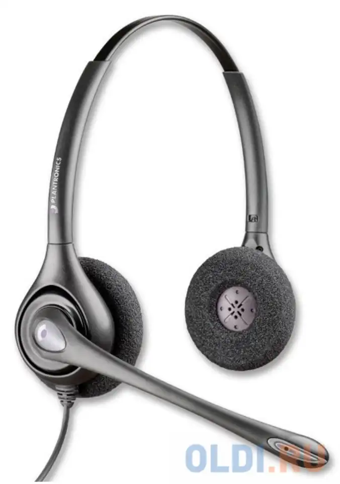 Гарнитура plantronics hw261n черный, фотография 1