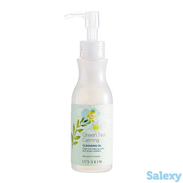 Гидрофильное масло it's skin green tea calming cleansing oil, фотография 1