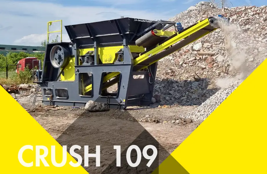 Мобильная дробилка для бетона SKREEN-109, фотография 2