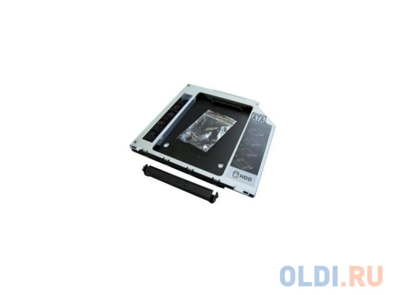 Адаптер оптибей 9,5 mm espada ss95 (optibay, hdd caddy) sata/minisata (slimsata), фотография 1