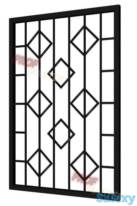 Изготовление металлических решеток на окна, фотография 3