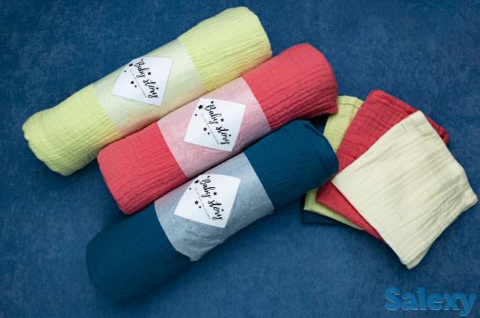 Муслиновые пеленки цена, фотография 2