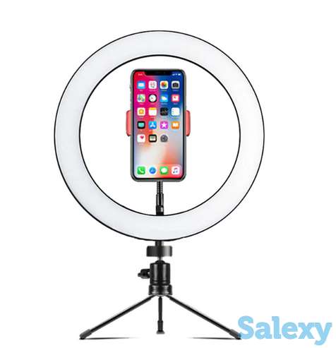 Продам кольцевую лампу 26см на треноге для стрима, мобильной фото/видео съёмки, Ring Fill Light ZD666, фотография 1