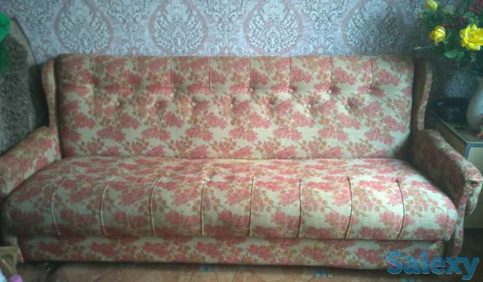 диван-кровать+2кресла б.у, фотография 1
