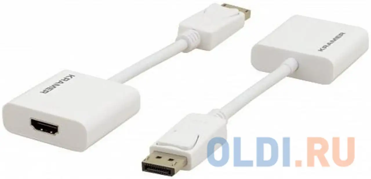 Активный переходник kramer electronics [adc-dpm/hf/uhd] displayport на hdmi 4k, фотография 1
