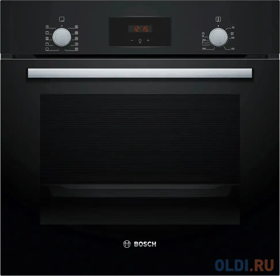 Электрический шкаф bosch hbf114eb1r черный, фотография 1