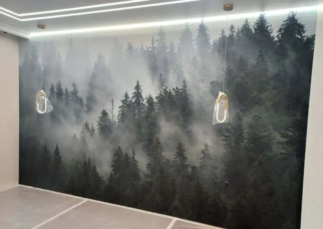 Поклейка обоев, декоративная штукатурка, фотография 2