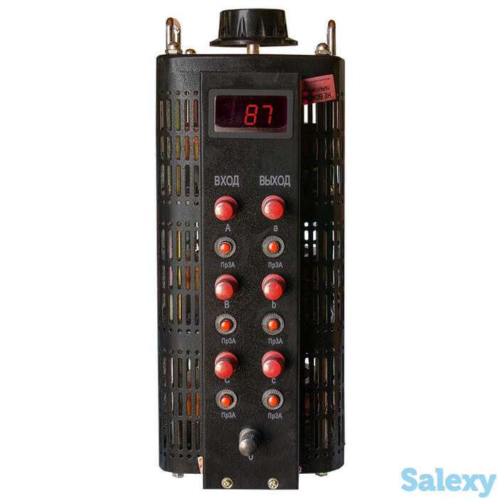 Автотрансформатор (латр) энергия black series tsgc2-3ква 3а (0-520v) трехфазный, фотография 1