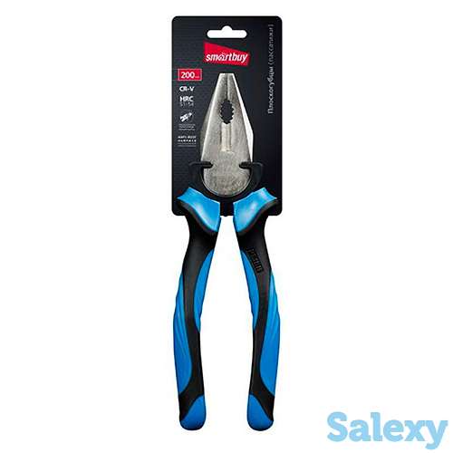 Плоскогубцы комбинированные (пассатижи) 200 мм двухкомпонентные рукоятки smartbuy, фотография 3