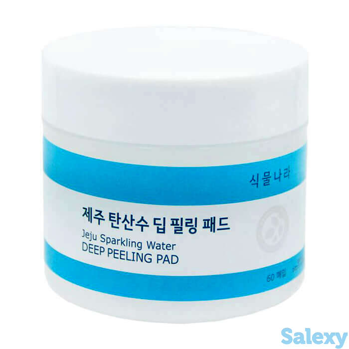 Очищающие диски shingmulnara jeju sparkling water deep peeling pad, фотография 1