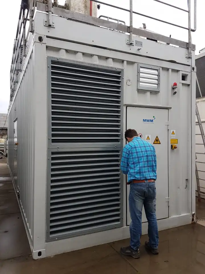 БУ ГПД Jenbacher J 320 GS B05, 1000 Квт, 1996 р. Контейнер, фотография 2