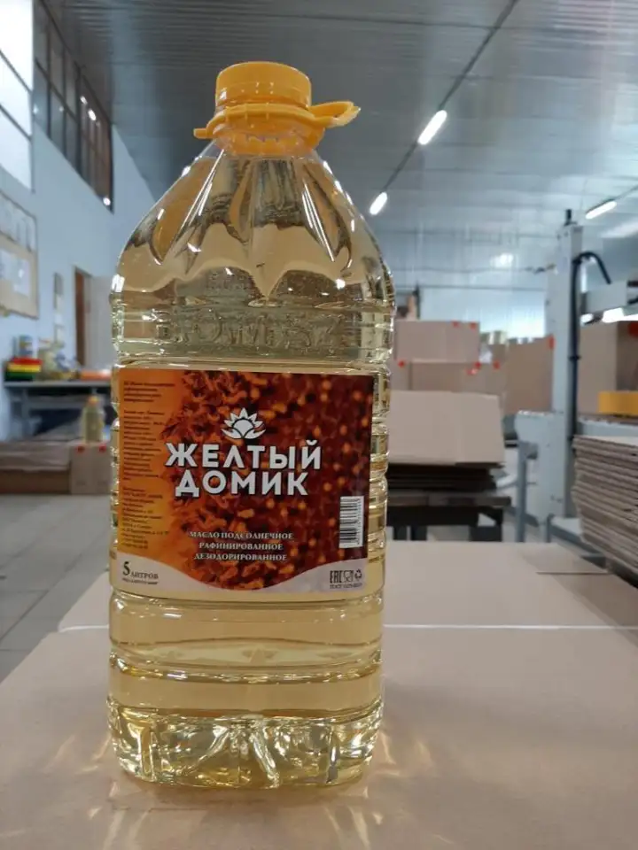 Подсолнечное масло рафинированное 5 л оптом, фотография 1