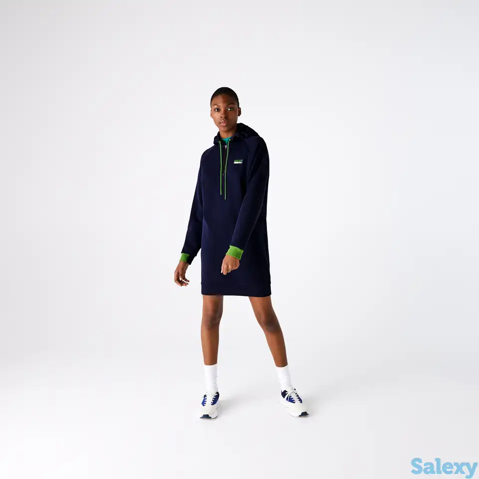 Женское платье lacoste sport с капюшоном, фотография 1