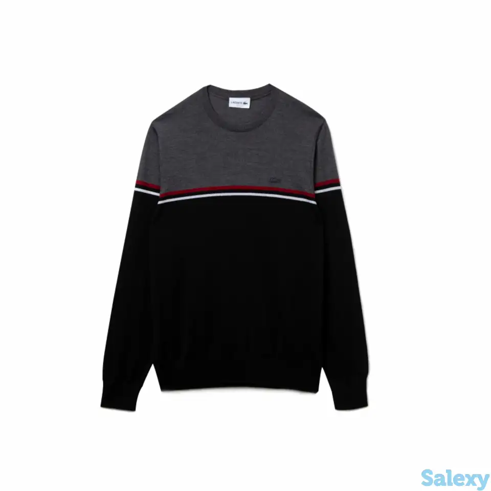 Мусжкой шерстяной свитер lacoste, фотография 1