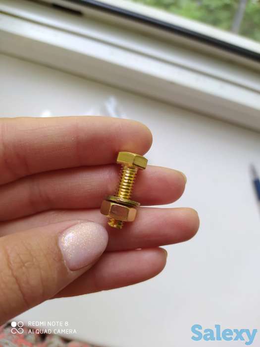 Болты латунные с шестигранной головкой DIN 933, фотография 2