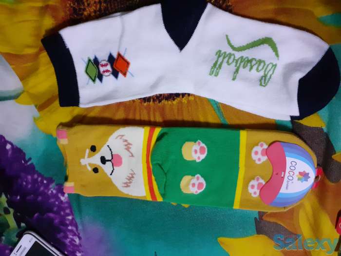 Продам цветные стильные носки  Размеры стандартные 33-37, фотография 3