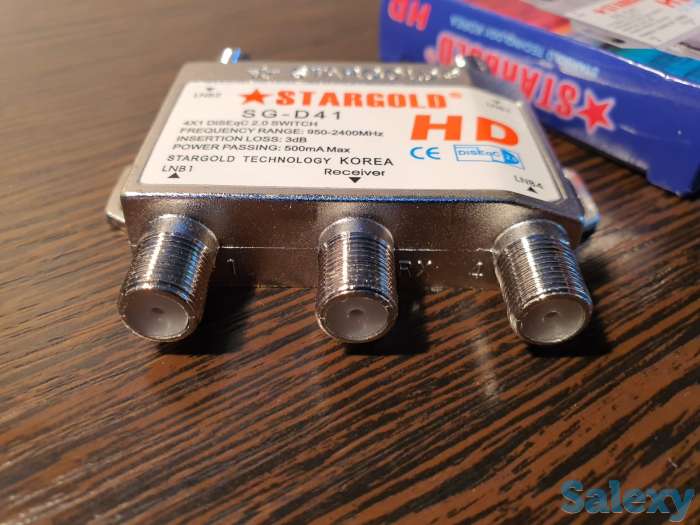 Коммутатор СВИЧ 4-1, Переключатель, спутниковый свич , фотография 3