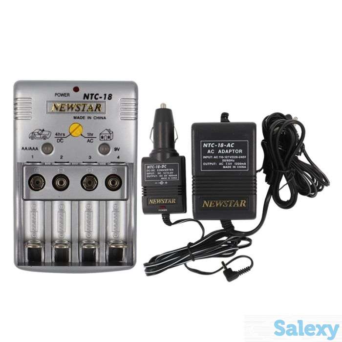 Зарядное устройство Newstar NTC-18, зарядка на 4 штуки за один час, фотография 1