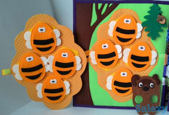 Шью из фетра и текстиля развивающие книжки. Любой сложности., фотография 1