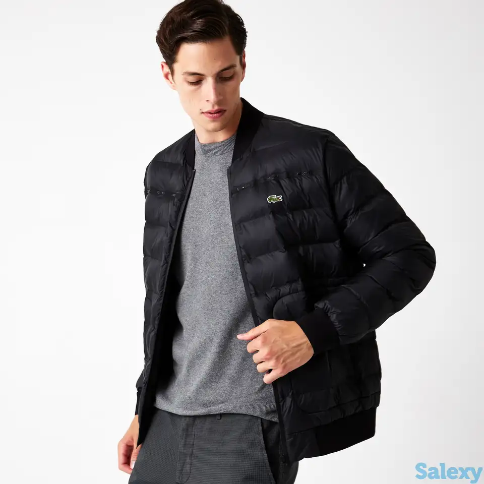 Мужская стёганная куртка lacoste casual fit, фотография 1
