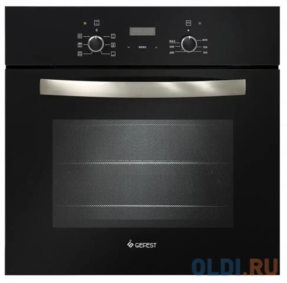 Электрический шкаф gefest эдв да 622-02 аs черный, фотография 1