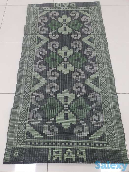 Циновка коврик для дома, ковровая дорожка маленькие зеленая 91х180, фотография 2