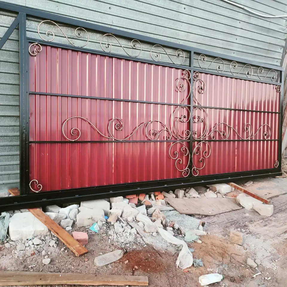 Изготовление распашных и откатных ворот, фотография 3