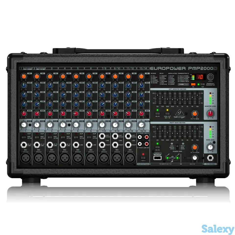 Активный микшерный пульт behringer pmp2000d, фотография 1