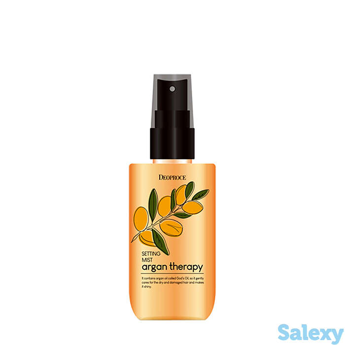Мист для волос deoproce argan therapy setting mist, фотография 1