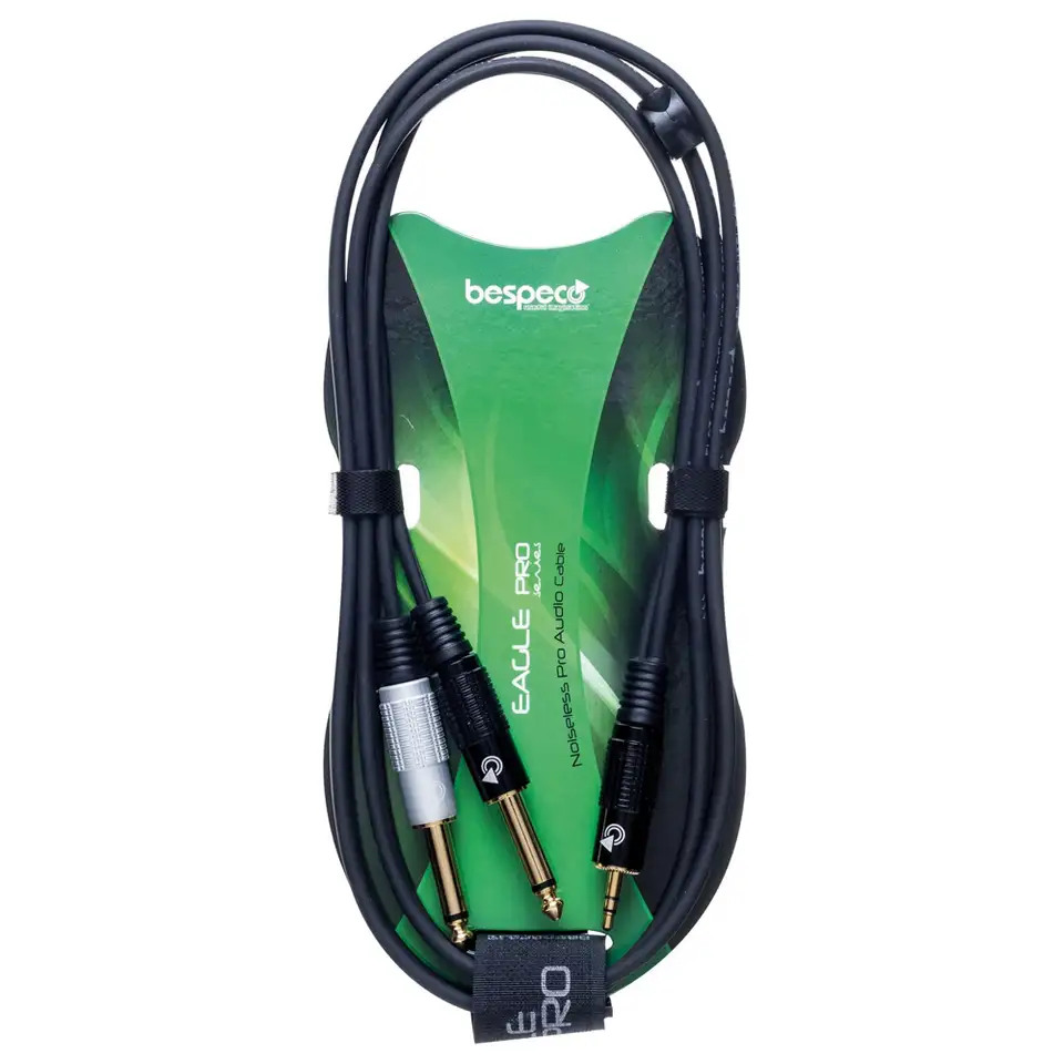 Кабель jack-minijack 1.5 m bespeco eagle pro eaymsj150, фотография 1