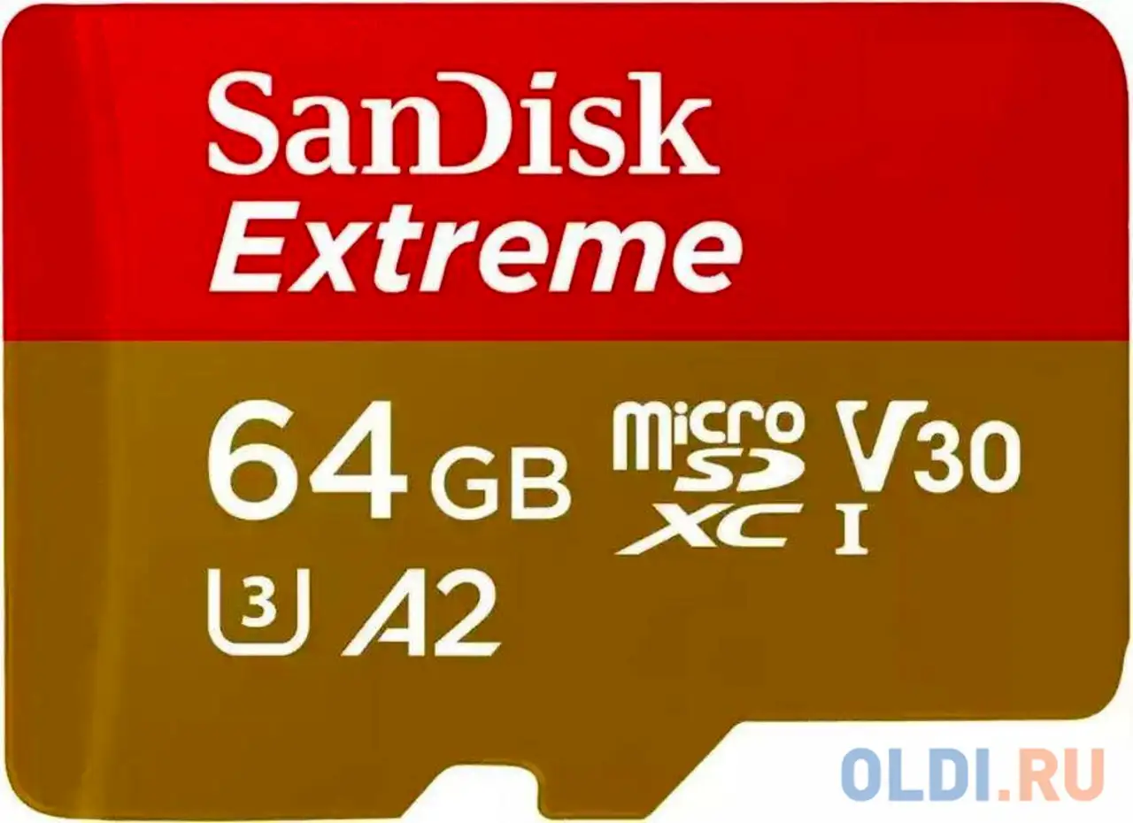 Флеш карта microsd 64gb sandisk microsdxc class 10 uhs-i a1 c10, фотография 1