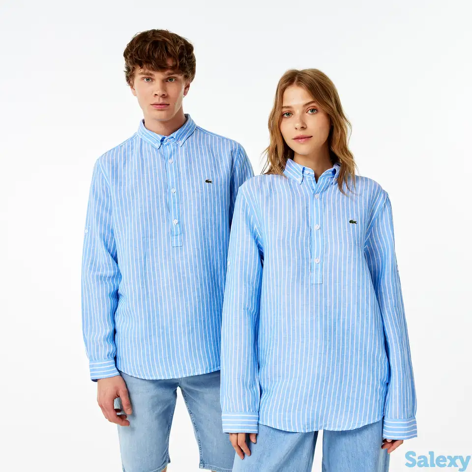 Рубашка lacoste unisex casual fit, фотография 1