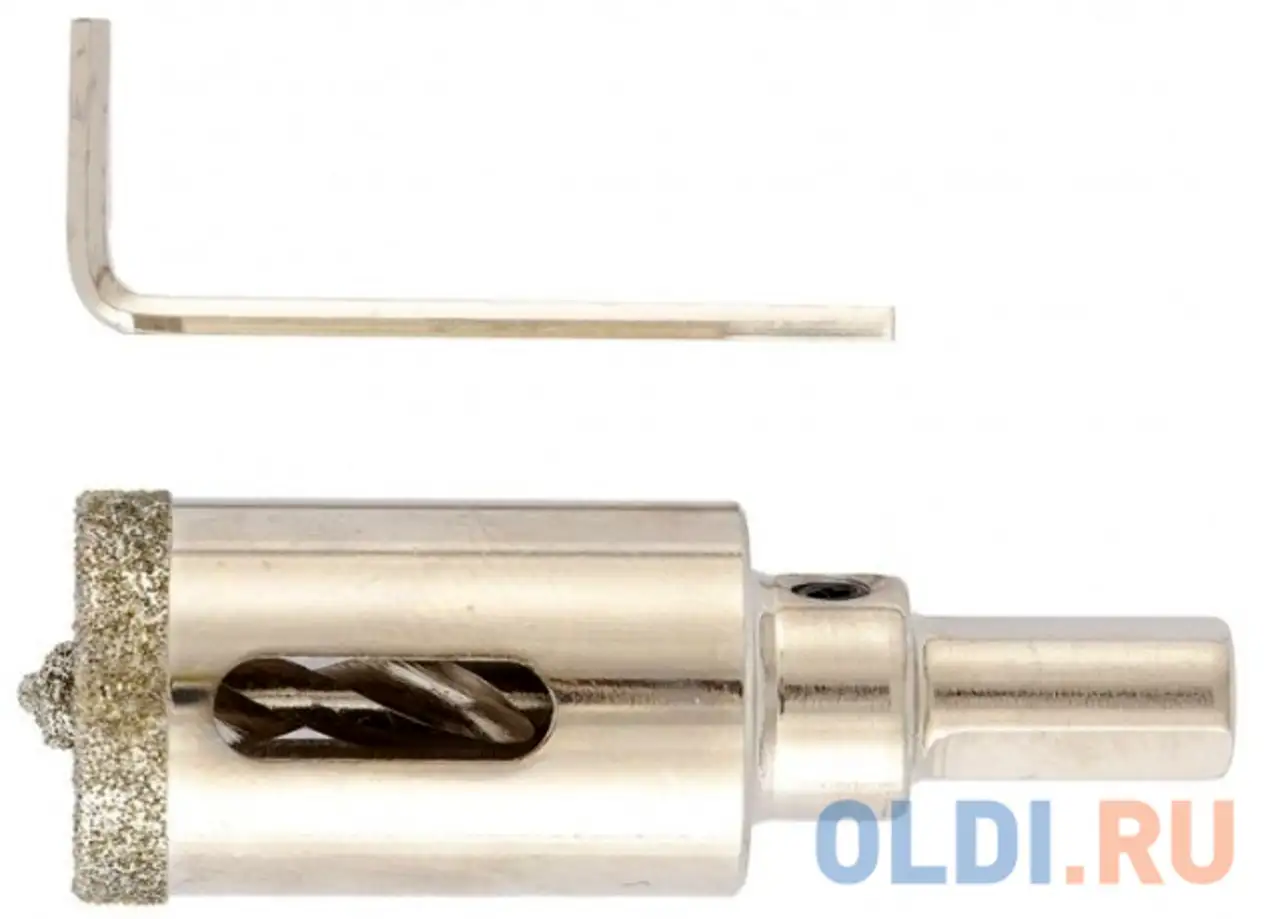 Сверло алмазное по керамограниту, 22 х 67 мм, 3-гранный хвостовик// matrix, фотография 1