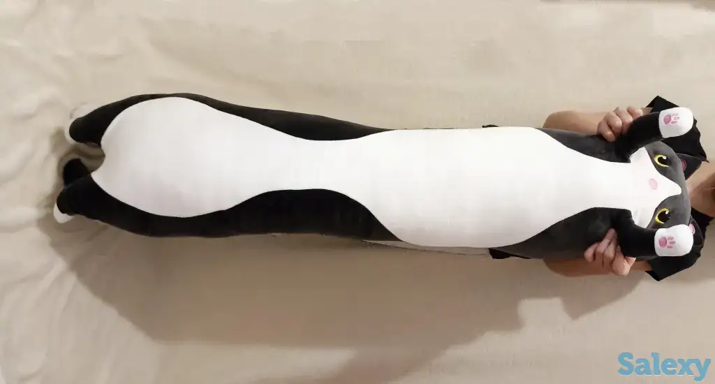 Мягкая игрушка подушка кот 110 см, фотография 2