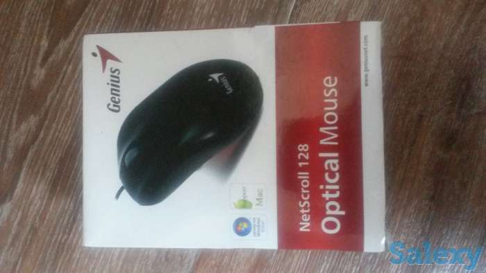 Мышь Genius NetScroll 128 Black; PS/2 Новый, фотография 1