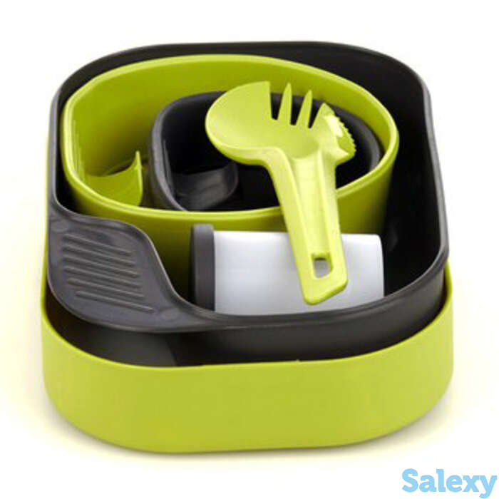 Набор посуды wildo camp-a-box complete lemon, фотография 1