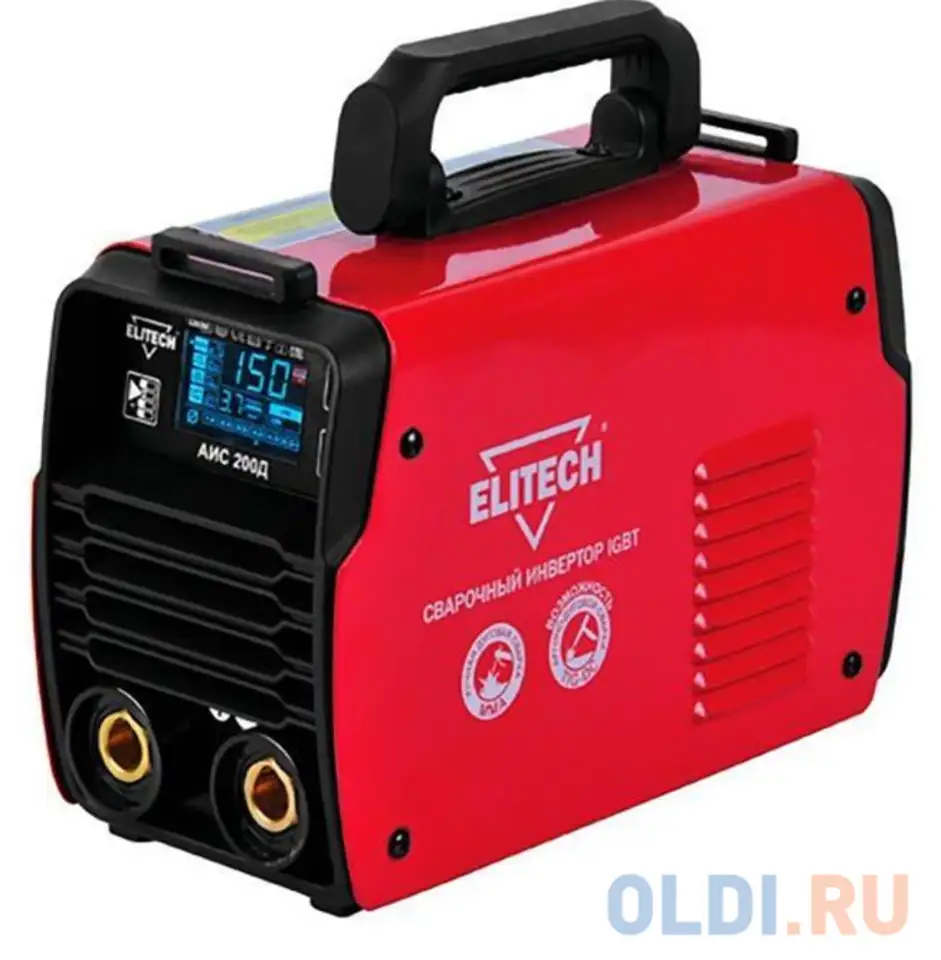 Сварочный инвертор elitech аис 200д (184755), фотография 1