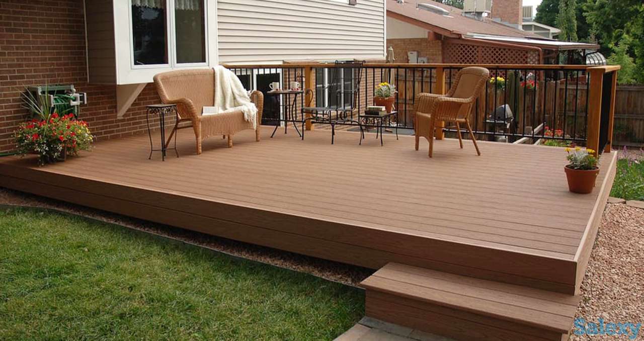 Монтаж террасы из натурального дерева или ДПК под ключ, фотография 3