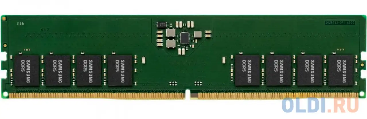 8gb samsung ddr5 4800 dimm m323r1gb4bb0-cqk non-ecc, cl40, 1.1v, 1rx16, bulk, фотография 1