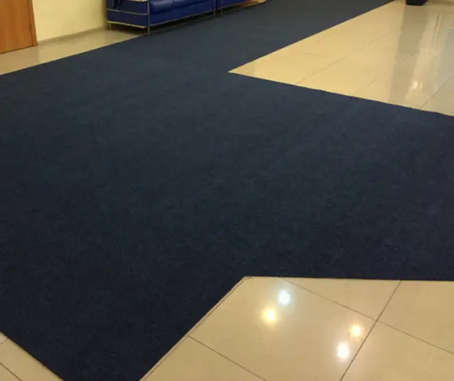 Ковролин, ковролан, ковровая плитка, ворсовое покрытие на резиновой основе, фотография 4