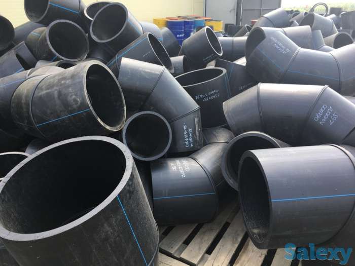 Полиэтиленовые втулки под фланец, ПЭ отводы, ПЭ тройники, ПЭ переходы, фотография 5