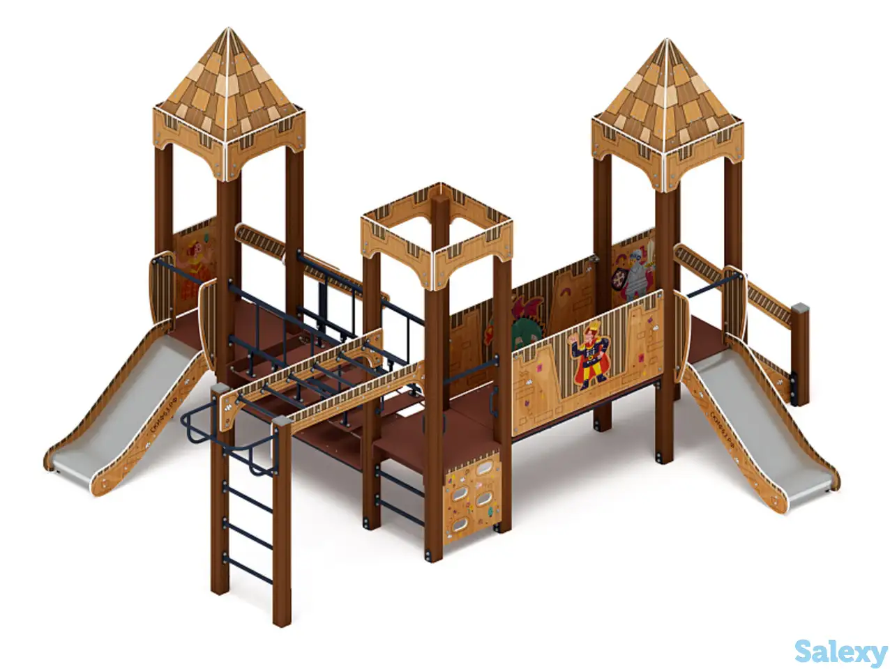 Королевство (картонное) - дик 1.15.08-22 - игровой комплекс h=750, фотография 1