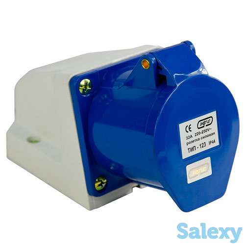 Розетка силовая ТS-123 (3S-123) 32A 220V Энергия, фотография 2