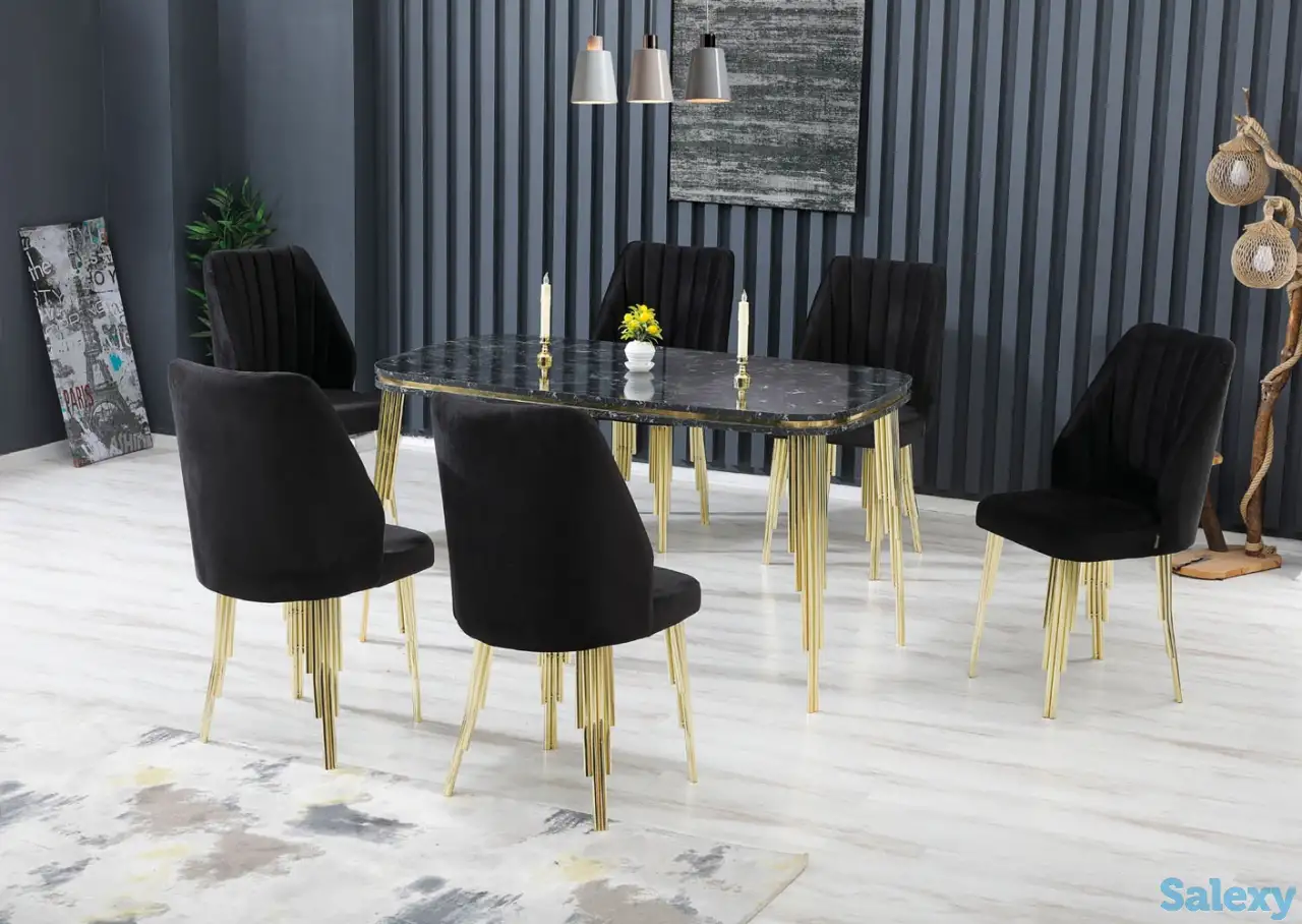 Стол 2253+6 стульев. Производство Турция., фотография 1