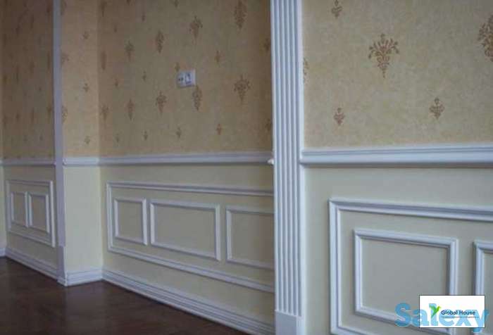 Монтаж и наклейка лепнины из полиуретана, фотография 1
