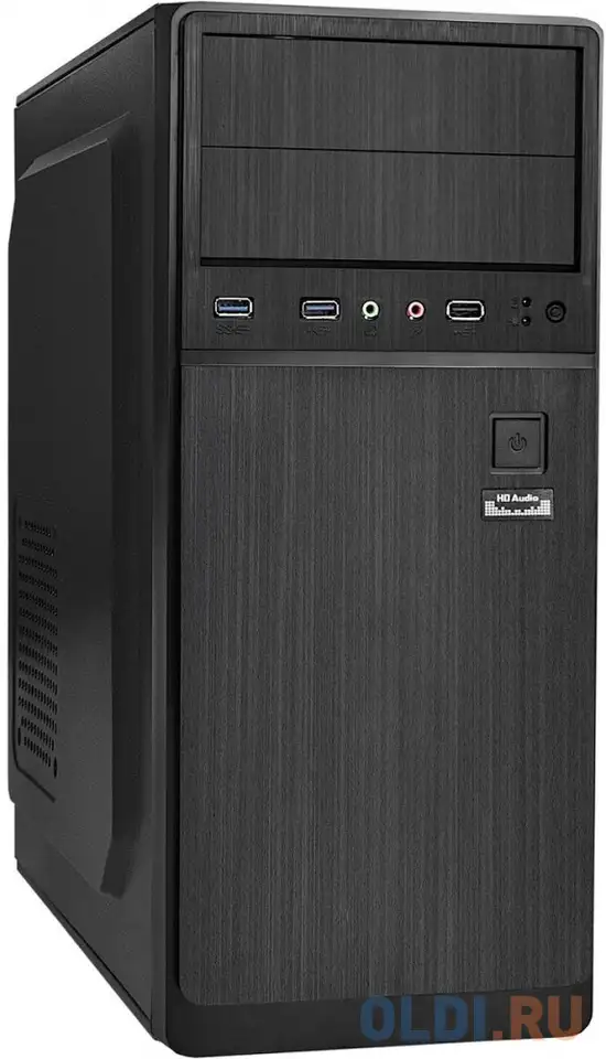 Корпус atx exegate xp-402u2 400 вт чёрный, фотография 1